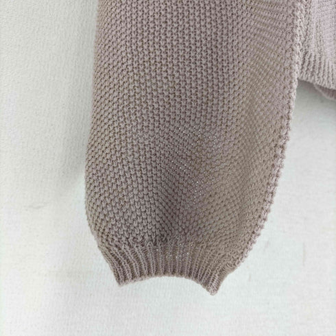 カデュネ CADUNE アクリル混 シアー ボートネックニット レディース JPN:38